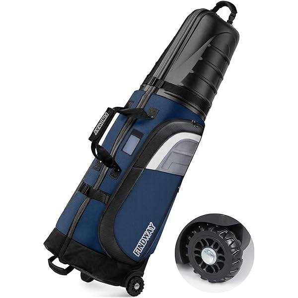 Findway Golf Travel Bags for Airlines with Wheels and ABS Hard Case Top