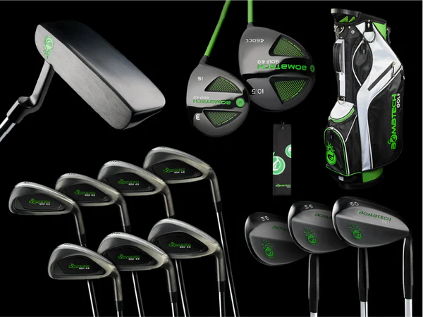 BombTech Golf – Full Set – 13 Clubs & 1 Bag – Stiff Flex