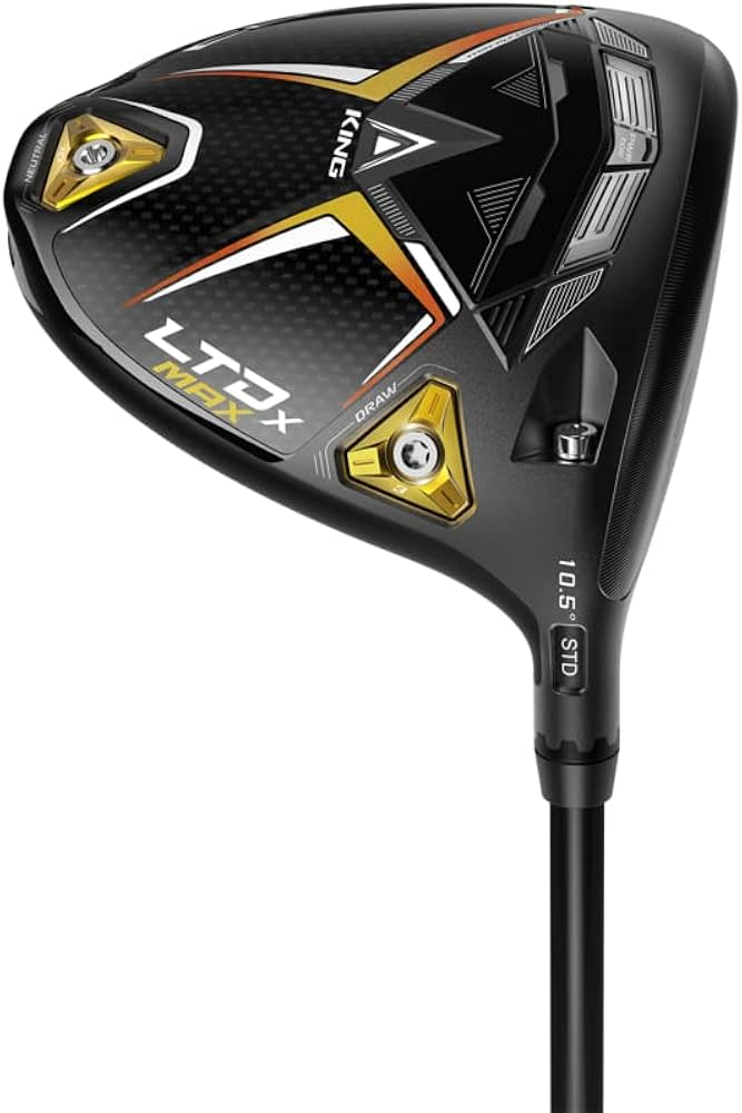 Cobra Golf 2022 LTDX Max Men’s Driver Matte Black-Gold Fusion