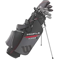 WILSON Men’s Profile Platinum Complete Golf Club Package Set – Right Handeded